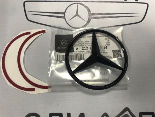 Эмблема на крышку багажника Mercedes W212 черная Эмблема на крышку багажника Mercedes W212 черная